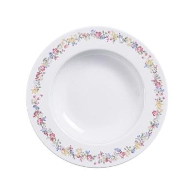 Prato Fundo Tramontina Dalina 23cm Em Porcelana Decorada