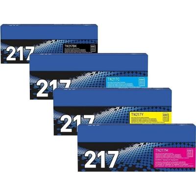 Kit 4 Toner Brother Tn-217 Tn217 Mfc-l3750cdw Hll3210cw Dcp-l3551cdw Original