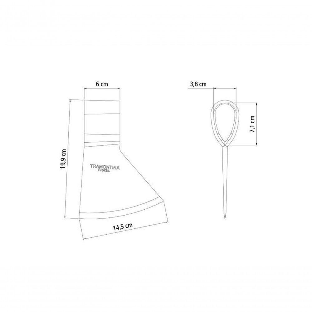 Machado Soldado 3.5 Tramontina Com Cabeça Redonda Sem Cabo - 3