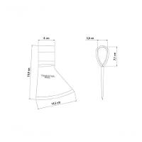 Machado Soldado 3.5 Tramontina Com Cabeça Redonda Sem Cabo - 3