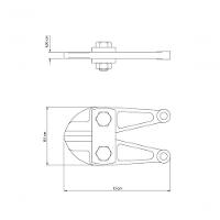 Lâmina Para Corta-vergalhão Tramontina Master 24" Com Mandíbulas Forjadas Em Aço - 2