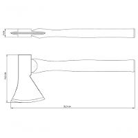 Machadinha Tramontina Master 600g Com Cabo De Madeira - 3
