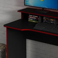 Mesa Gamer Multimóveis Cr25050 Preta/Vermelha - 3