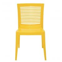 Cadeira Tramontina Clarice Summa Com Braços Amarela - 2
