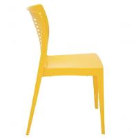 Cadeira Tramontina Clarice Summa Com Braços Amarela - 3