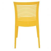 Cadeira Tramontina Clarice Summa Com Braços Amarela - 4