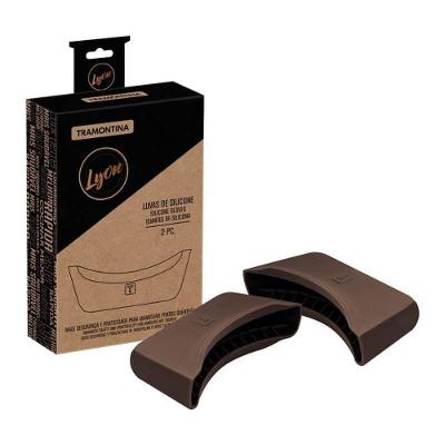 Luvas De Silicone Tramontina Lyon 2 Peças Capuccino