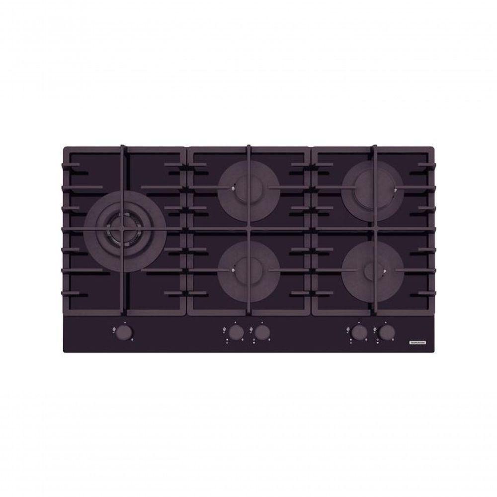 Cooktop A Gás Tramontina Penta Plus 5gg Tri He Safestop 90 Com Acendimento Superautomático 5 Queimadores - 1