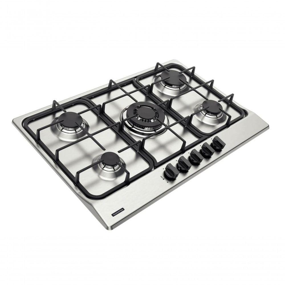 Cooktop A Gás Tramontina Penta Ff 5gx Tri 75 Aço Inox - 3