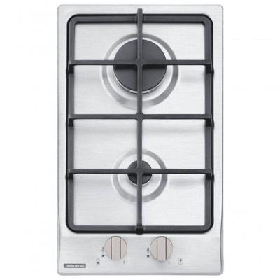 Cooktop A Gás Tramontina Dominó 2gx He Aço Inox Bi-volt