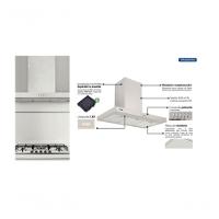Coifa De Parede Tramontina New Dritta Wall Em Aço Inox 90cm 127 V - 3