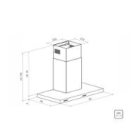 Coifa De Parede Tramontina New Dritta Wall Em Aço Inox 90cm 127 V - 4