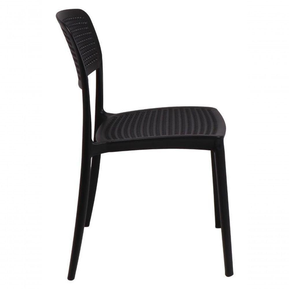 Cadeira Tramontina Serena Em Polipropileno Preto - 4