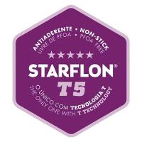 Frigideira Tramontina Lyon Em Alumínio Com Revestimento Starflon Preto 32cm - 5