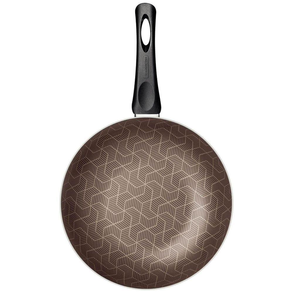 Frigideira Funda Tramontina Paris 28cm Em Alumínio Com Revestimento Antiaderente Vermelha - 3