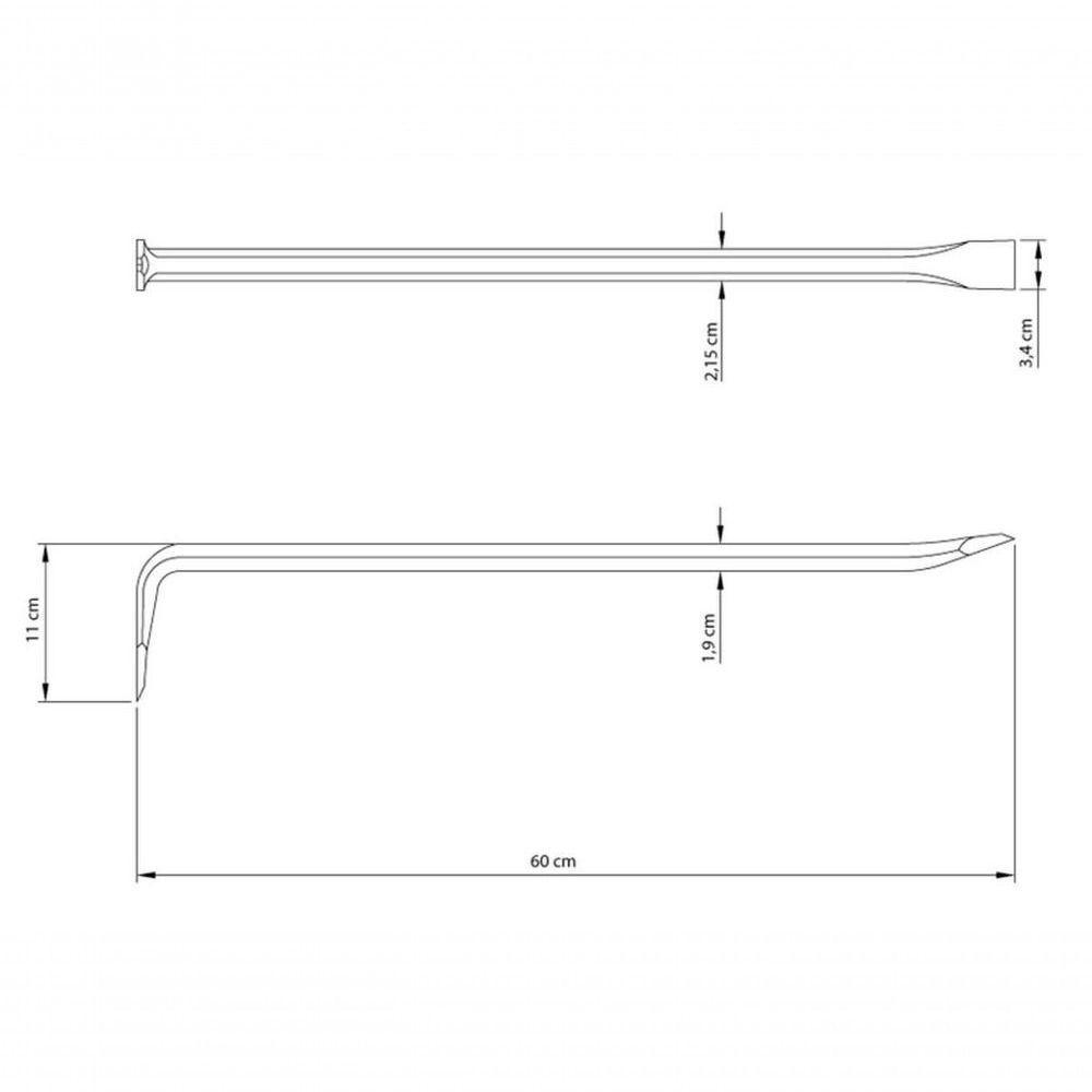 Pé De Cabra Simples Tramontina Master Aço Especial 60cm - 3