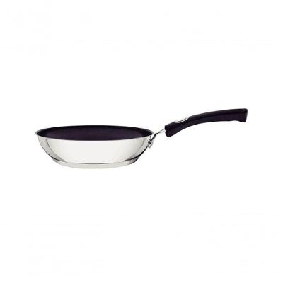 Frigideira Rasa Tramontina Solar Silicone 20cm Em Inox E Revestimento Interno Antiaderente