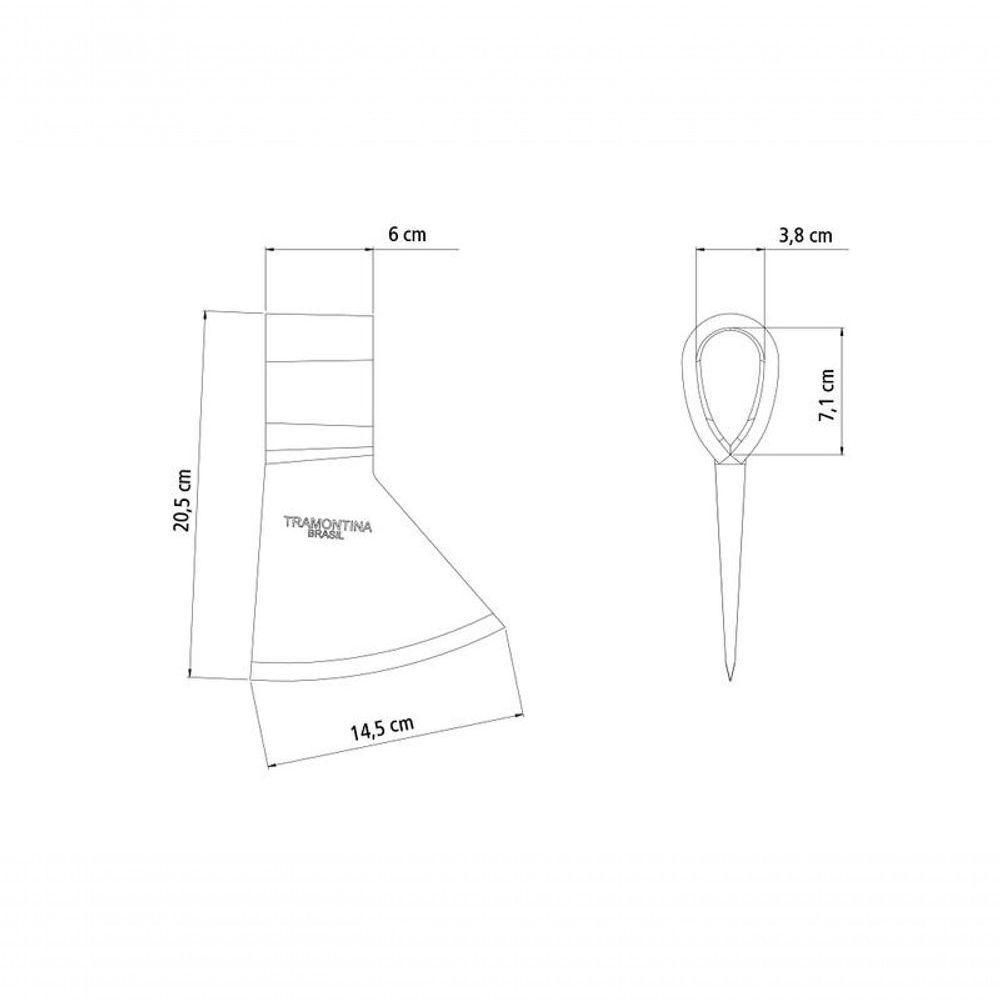 Machado Soldado 4.5 Tramontina Com Cabeça Redonda Em Aço Sem Cabo - 3