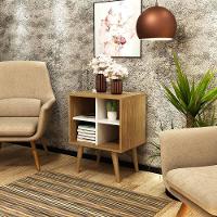 Mesa De Cabeceira/Apoio Cr35015 Natural/Off White - 1