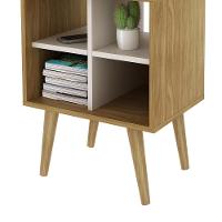 Mesa De Cabeceira/Apoio Cr35015 Natural/Off White - 2