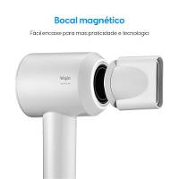 Secador De Cabelo Super Ionic 1.800W Branco Motor BLDC 3 Temperaturas Jato Frio Com Difusor 220V