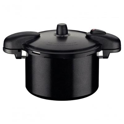 Panela De Pressão Tramontina Valência Black Cerâmica 24cm 7l