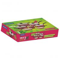 Jogo De Panelas Tramontina Turim Antiaderente 7 Peças Vermelho - 2