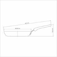 Frigideira Tramontina Tunis Em Alumínio Com Revestimento Externo Rosa Trufado 24cm - 5