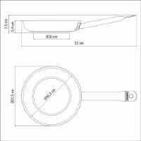 Frigideira Tramontina Rasa Professional Em Aço Inox E Revestimento Antiaderente 30cm - 5