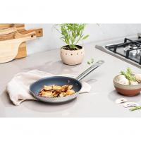 Frigideira Tramontina Rasa Professional Em Aço Inox E Revestimento Cerâmico Grafite 20cm - 2