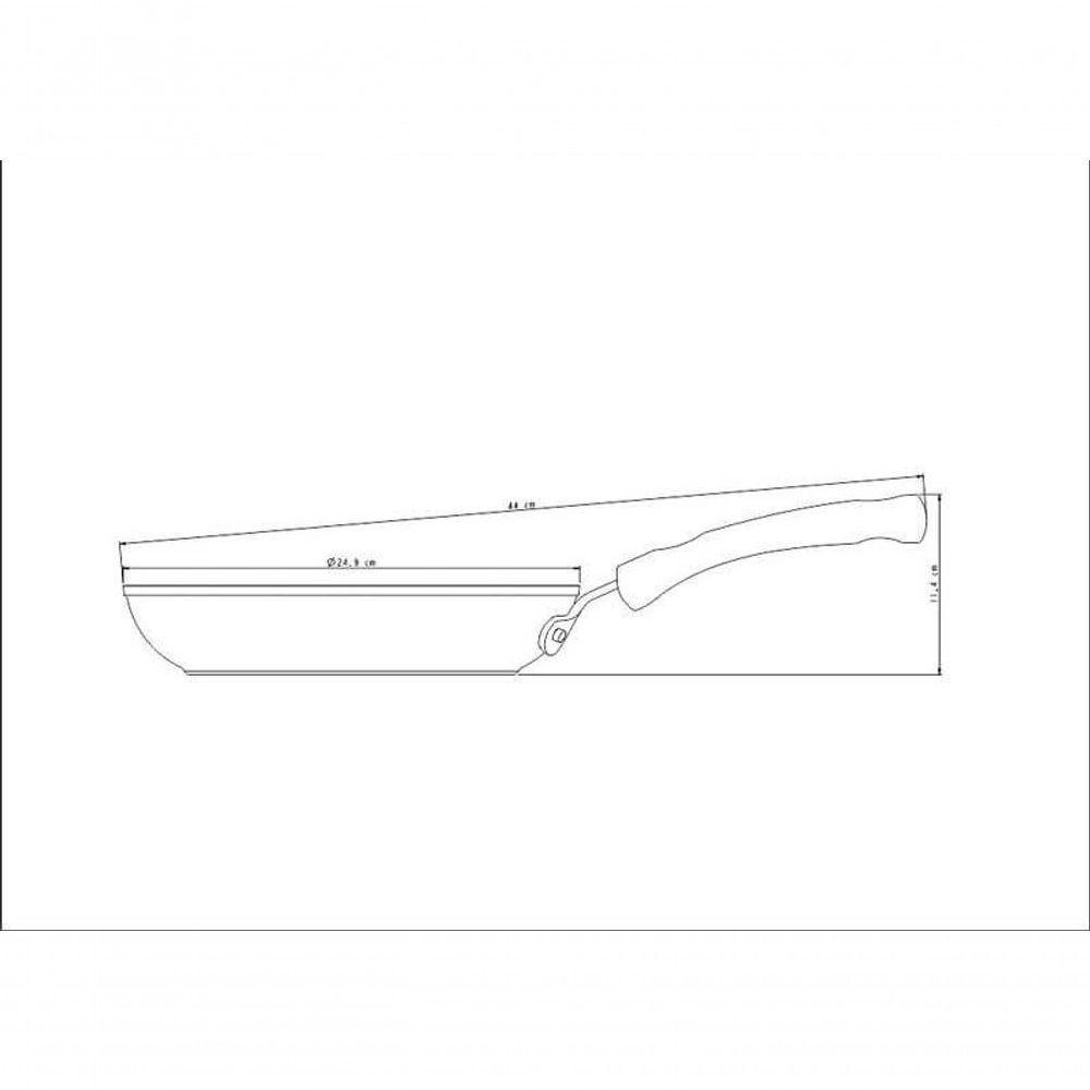 Frigideira Tramontina Profissional Em Alumínio Com Revestimento Antiaderente 24 Cm - 4