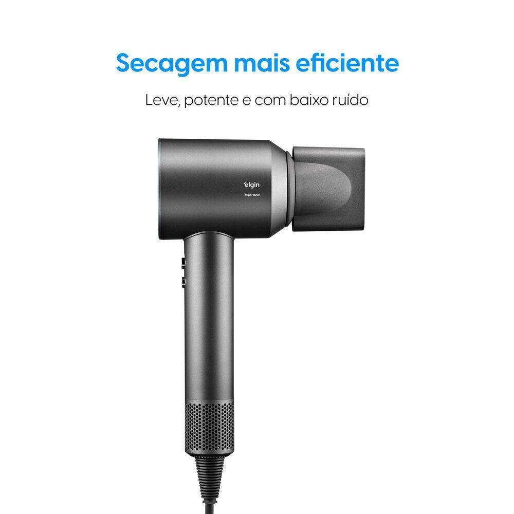 Secador Super Ionic 1.700W Chumbo Motor BLDC 3 Temperaturas Jato Frio 110V - 2