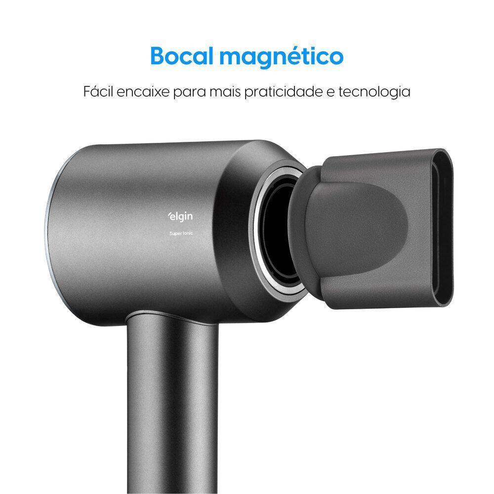 Secador Super Ionic 1.700W Chumbo Motor BLDC 3 Temperaturas Jato Frio 110V - 4