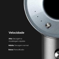 Secador Super Ionic 1.700W Chumbo Motor BLDC 3 Temperaturas Jato Frio 110V - 6