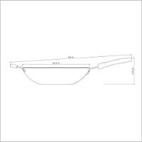 Wok Tramontina Loreto 32cm Antiaderente Com Cabo Grafite - 4