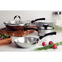 Wok Tramontina Astro Silicone 28cm Em Inox Com Tampa De Vidro - 2