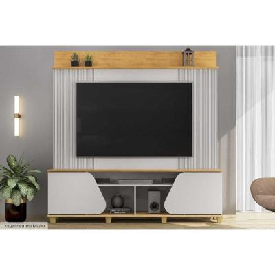 Home P/ Tv Até 70 Pol Henry C/ 2 Porta 182x184cm Bali/cedro - Dj Móveis