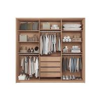 Guarda Roupa Casal 6 Portas (2 C/ Espelho) E 4 Gavetas Genova Wood/terracota - Santos Andirá - 6