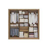 Guarda Roupa 3 Portas De Correr E 2 Gavetas M570 Flex Canela/canela Ou Off White - Kappesberg - 5