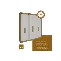 Guarda Roupa Casal 6 Portas (2 C/ Espelho) E 2 Gavetas Ph 1804 Carvalho/off White - Herval - 3