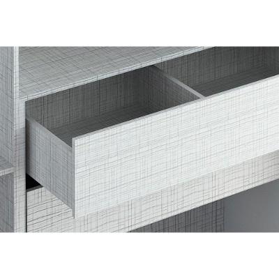 Guarda Roupa Casal Helena 2 Portas de Correr 2 Gavetas Nature, Off White