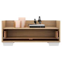 Mesa De Cabeceira 80 Cm Rustic/branco