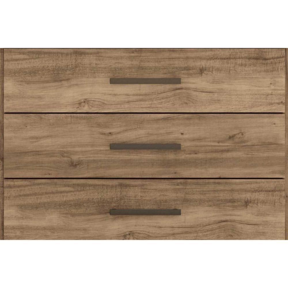 Guarda Roupa Casal 13 Portas E 7 Gavetas C/ 1 Espelho Londres Capelinha Jatoba/areia - Santos Andirá - 9