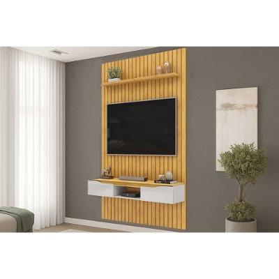 Painel Home P/ Tv Isac 183x240cm Cedro/bali - Dj Móveis
