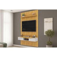 Painel Home P/ Tv Isac 183x240cm Cedro/bali - Dj Móveis - 1