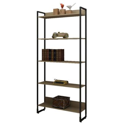 Estante Livreiro Estilo Industrial New Port F02 Nature