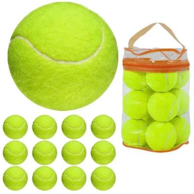 Bola De Tênis Championship Kit 12 Unidades Com Bolsa De Transporte Verde Para Treinos E Jogos