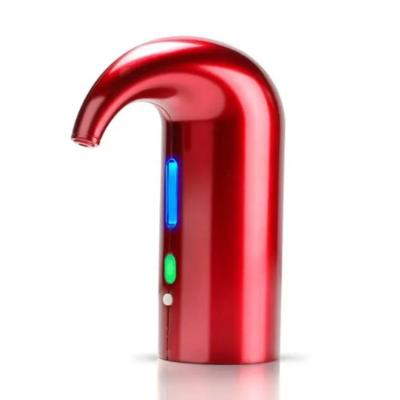 Dispenser De Vinho Elétrico Com Aerador Automático – Bomba De Inox Recarregável, Premium, Vermelho - Bivolt