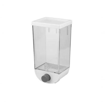 Dispenser De Alimentos De Parede Touch 1 Litro Hermético Para Cereais, Grãos E Mantimentos