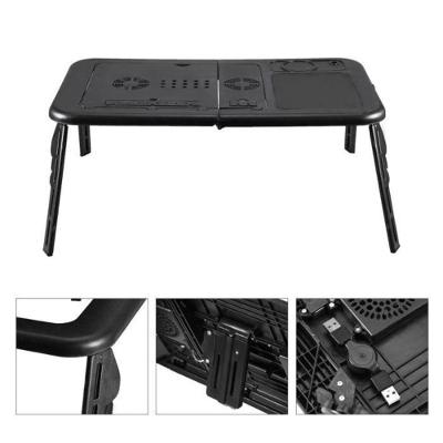 Mesa Notebook Suporte Com Duplo Cooler – Base Refrigerada Ajustável Para Seu Notebook - Usb